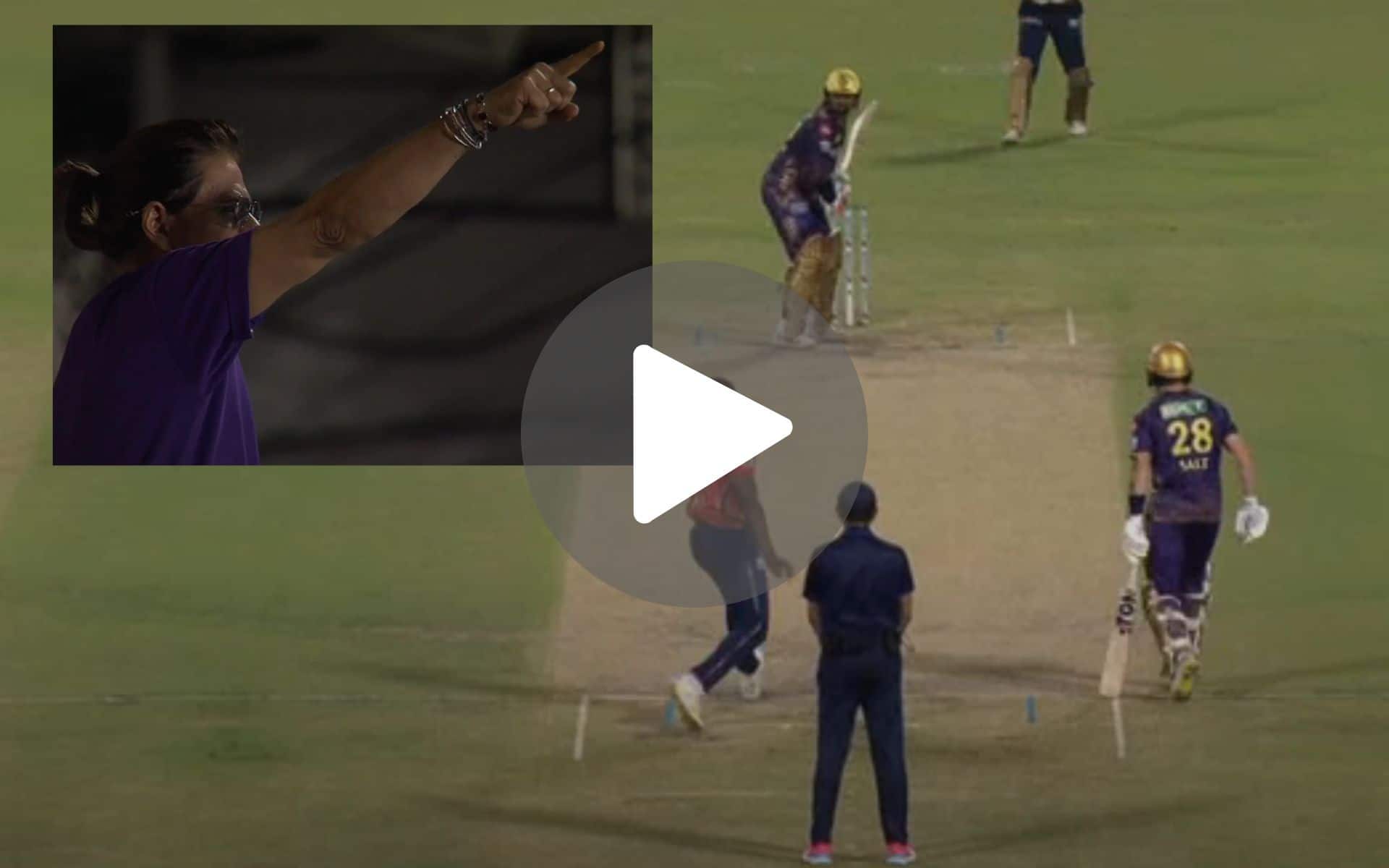[Watch] SRK's 'You Are The Man' Moment With Sunil Narine As He Scores Fifty Like 'Baazigar'
